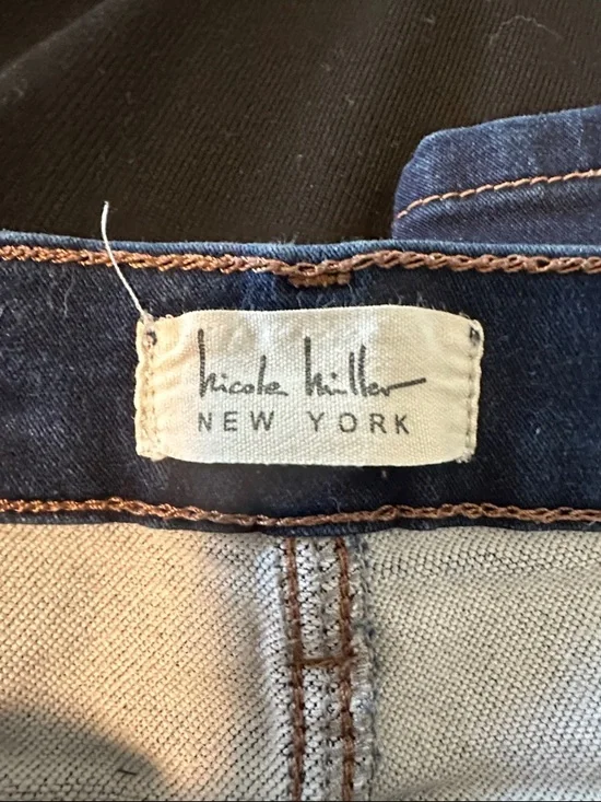 Nicole Miller Dark Blue Skinny Jeans - Picture 5 of 6